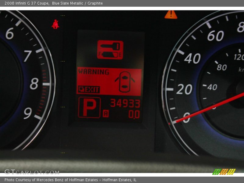 Blue Slate Metallic / Graphite 2008 Infiniti G 37 Coupe