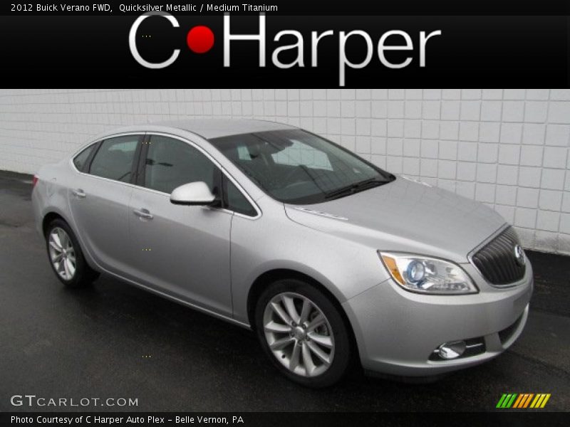 Quicksilver Metallic / Medium Titanium 2012 Buick Verano FWD