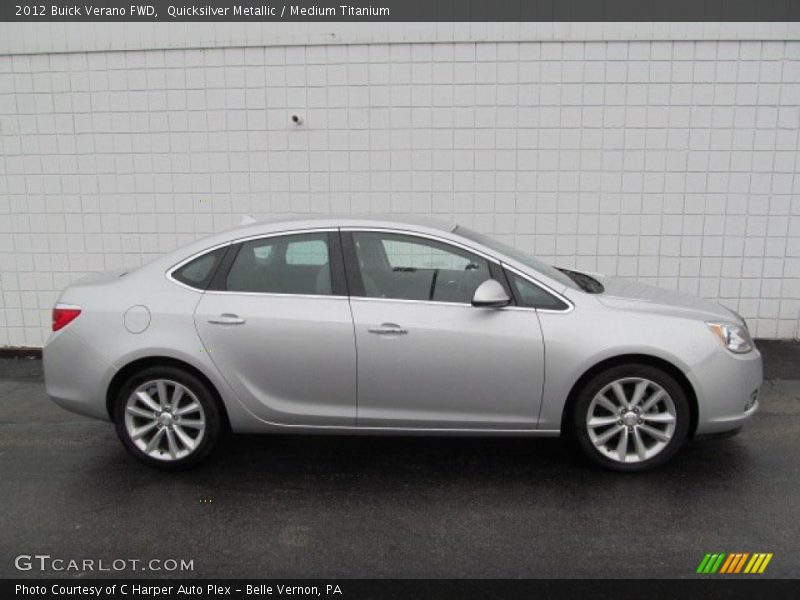 Quicksilver Metallic / Medium Titanium 2012 Buick Verano FWD