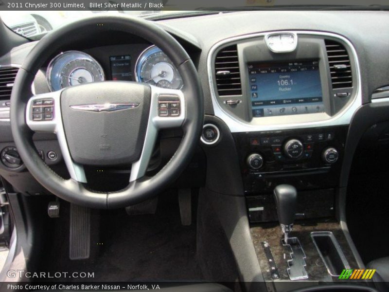 Billet Silver Metallic / Black 2011 Chrysler 300 Limited