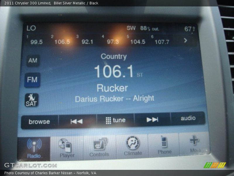 Billet Silver Metallic / Black 2011 Chrysler 300 Limited