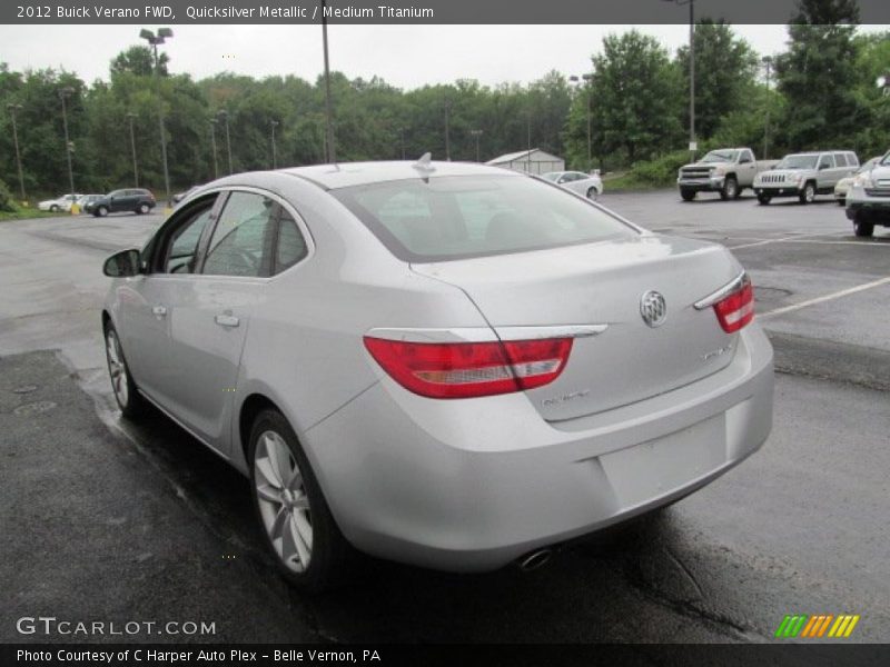 Quicksilver Metallic / Medium Titanium 2012 Buick Verano FWD