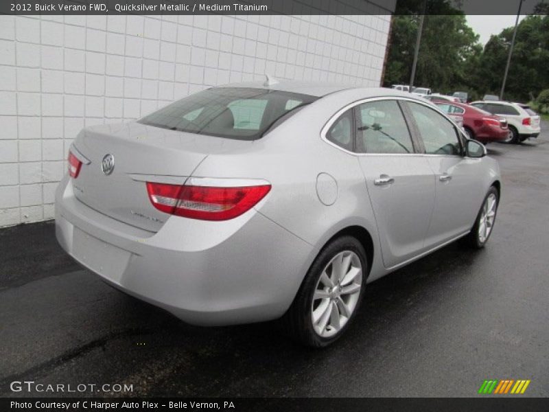 Quicksilver Metallic / Medium Titanium 2012 Buick Verano FWD