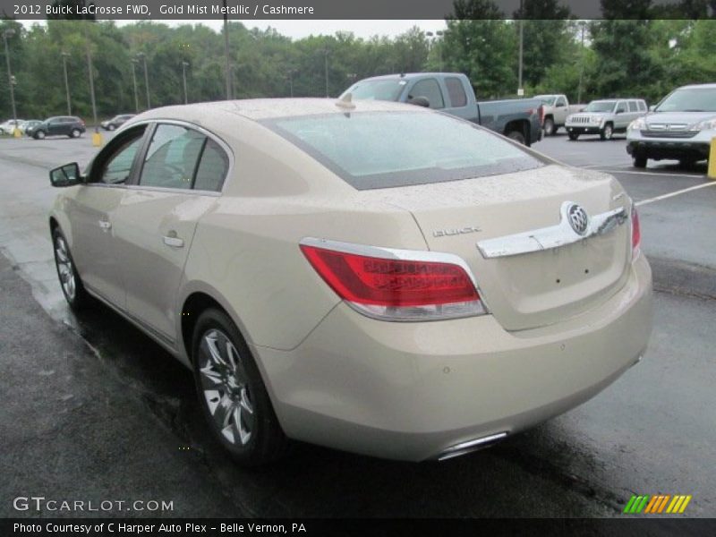 Gold Mist Metallic / Cashmere 2012 Buick LaCrosse FWD