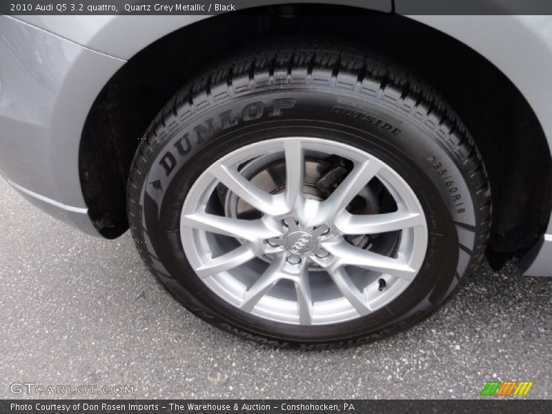 Quartz Grey Metallic / Black 2010 Audi Q5 3.2 quattro
