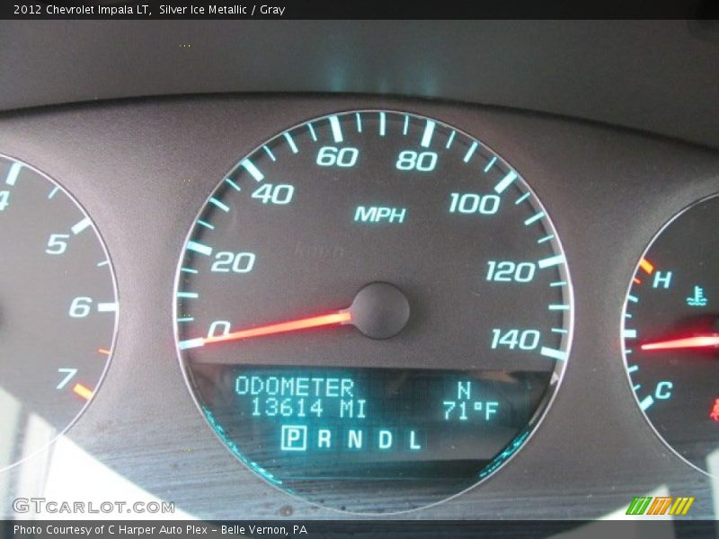 Silver Ice Metallic / Gray 2012 Chevrolet Impala LT