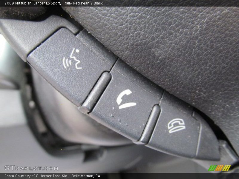 Rally Red Pearl / Black 2009 Mitsubishi Lancer ES Sport
