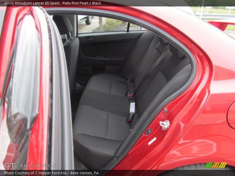 Rear Seat of 2009 Lancer ES Sport