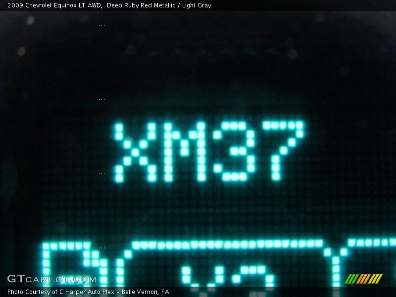 Deep Ruby Red Metallic / Light Gray 2009 Chevrolet Equinox LT AWD