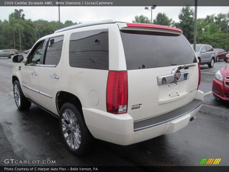 White Diamond / Cocoa/Cashmere 2009 Cadillac Escalade AWD
