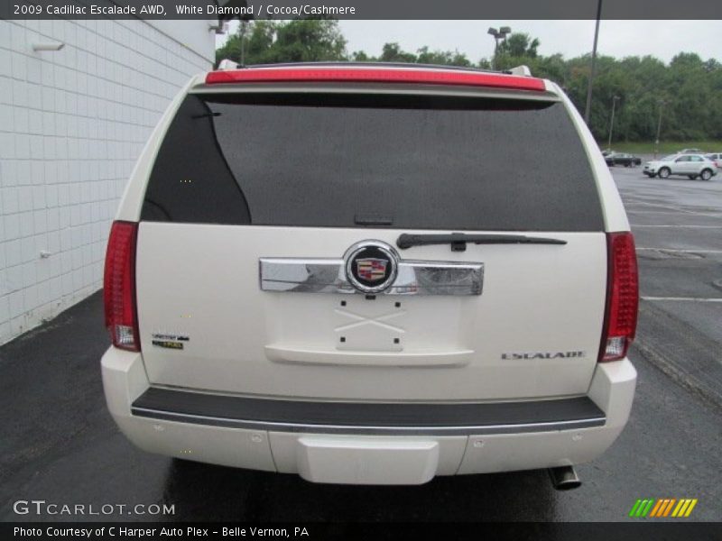 White Diamond / Cocoa/Cashmere 2009 Cadillac Escalade AWD