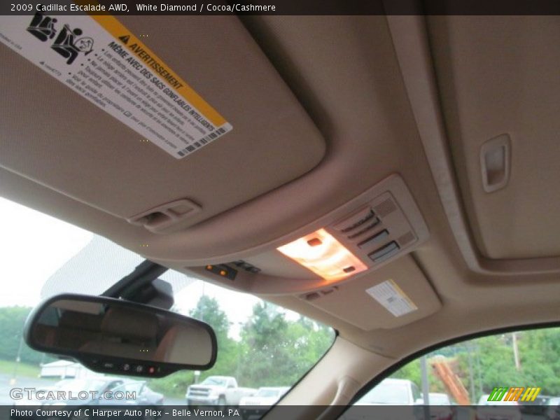 White Diamond / Cocoa/Cashmere 2009 Cadillac Escalade AWD