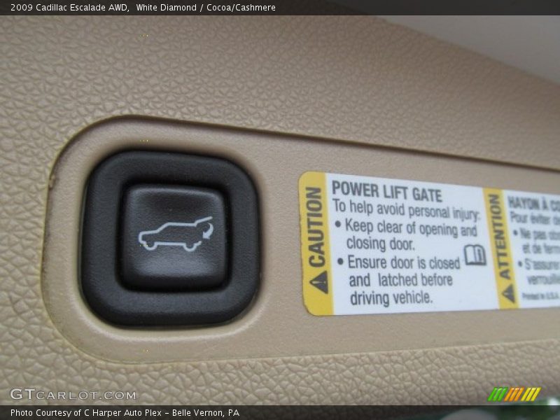Controls of 2009 Escalade AWD