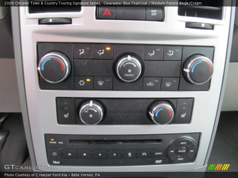 Clearwater Blue Pearlcoat / Medium Pebble Beige/Cream 2008 Chrysler Town & Country Touring Signature Series