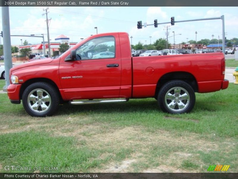 Flame Red / Dark Slate Gray 2004 Dodge Ram 1500 SLT Regular Cab