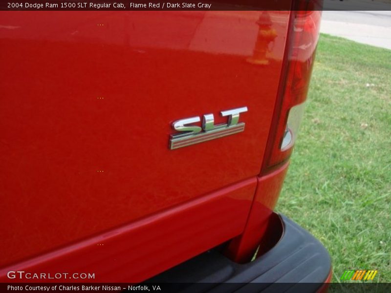 Flame Red / Dark Slate Gray 2004 Dodge Ram 1500 SLT Regular Cab