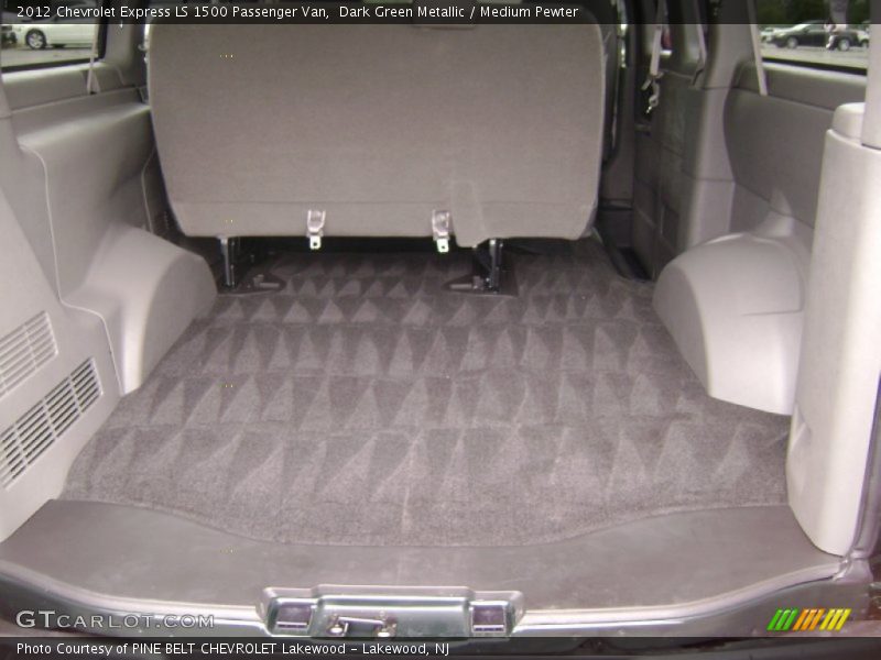 Dark Green Metallic / Medium Pewter 2012 Chevrolet Express LS 1500 Passenger Van
