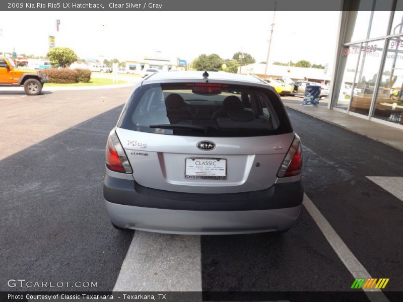 Clear Silver / Gray 2009 Kia Rio Rio5 LX Hatchback