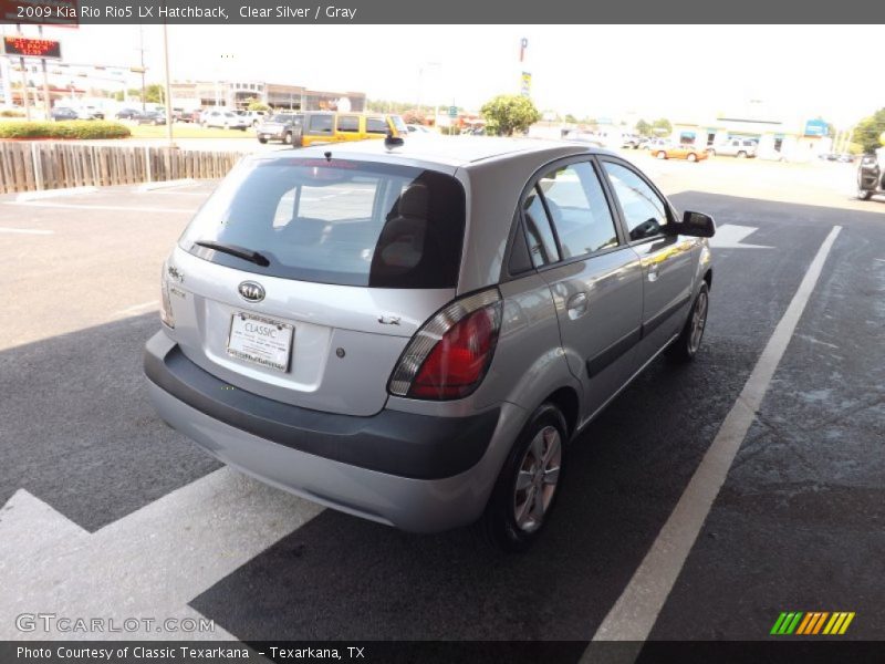 Clear Silver / Gray 2009 Kia Rio Rio5 LX Hatchback