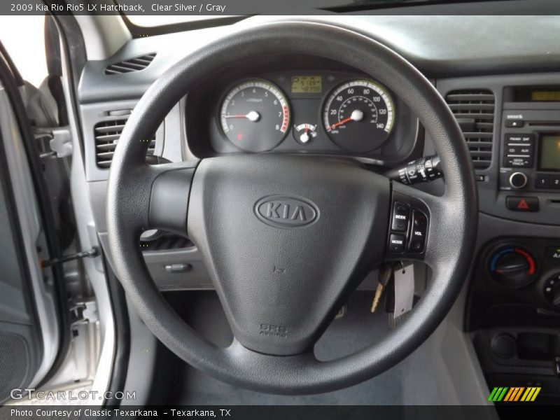 Clear Silver / Gray 2009 Kia Rio Rio5 LX Hatchback