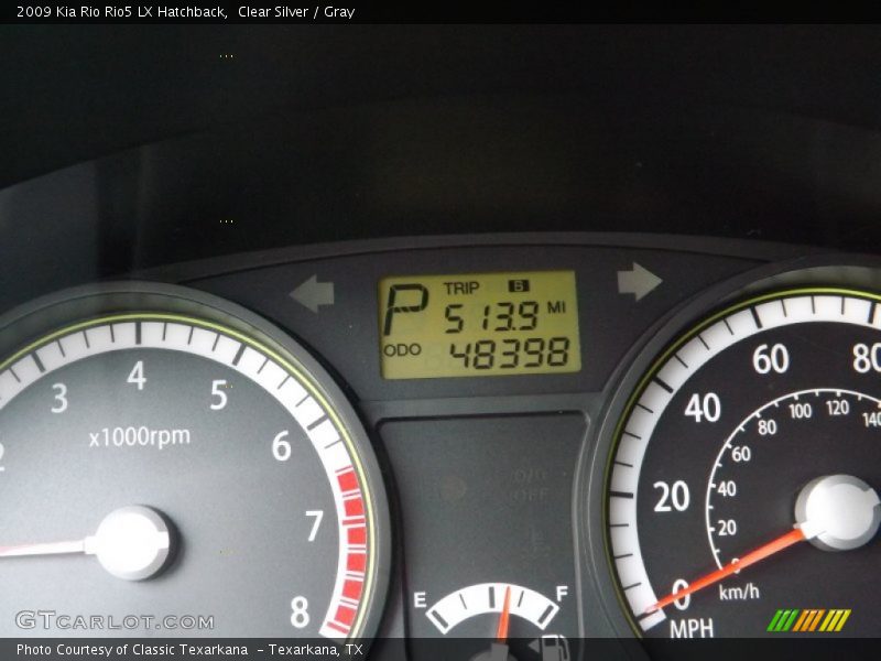 Clear Silver / Gray 2009 Kia Rio Rio5 LX Hatchback