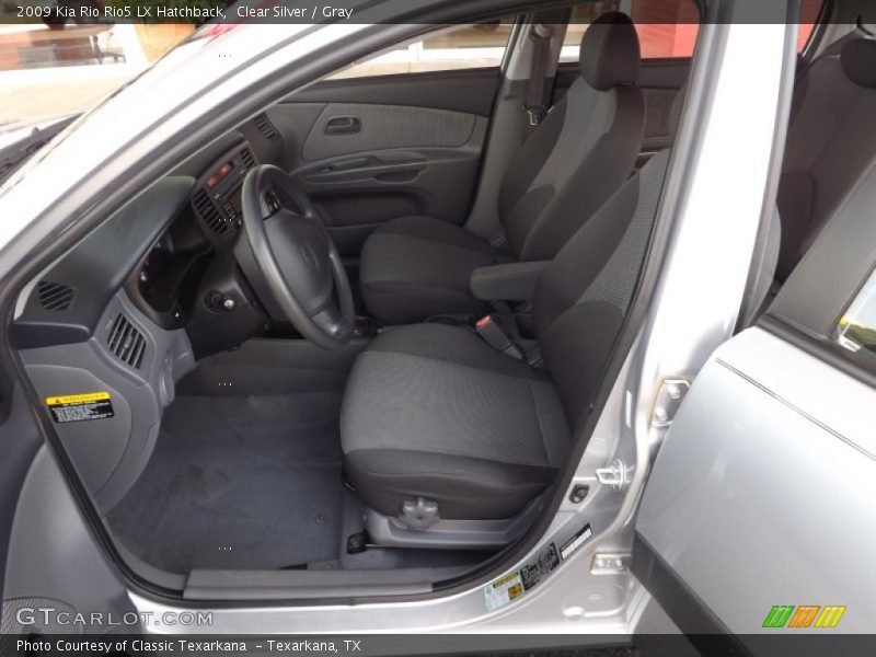 Clear Silver / Gray 2009 Kia Rio Rio5 LX Hatchback