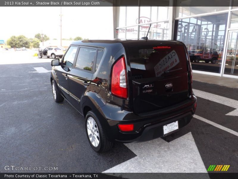Shadow Black / Black Soul Logo Cloth 2013 Kia Soul +