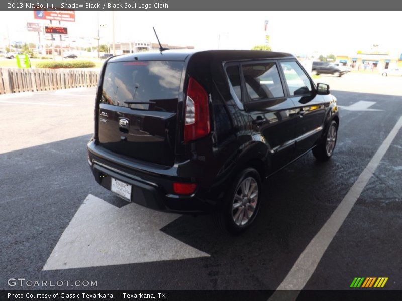 Shadow Black / Black Soul Logo Cloth 2013 Kia Soul +