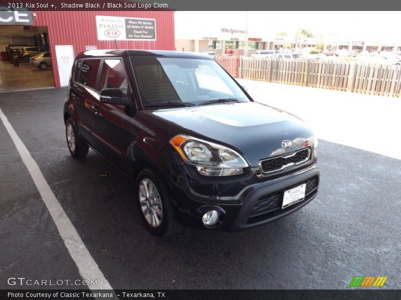 Shadow Black / Black Soul Logo Cloth 2013 Kia Soul +