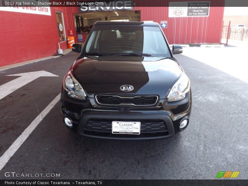 Shadow Black / Black Soul Logo Cloth 2013 Kia Soul +