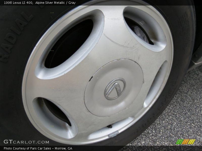Alpine Silver Metallic / Gray 1998 Lexus LS 400