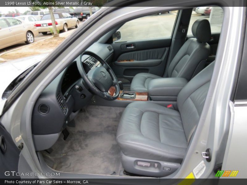 Alpine Silver Metallic / Gray 1998 Lexus LS 400