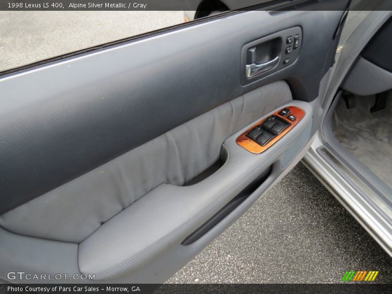 Alpine Silver Metallic / Gray 1998 Lexus LS 400