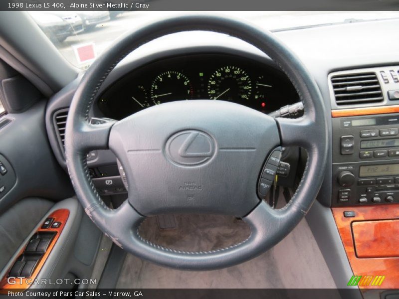 Alpine Silver Metallic / Gray 1998 Lexus LS 400