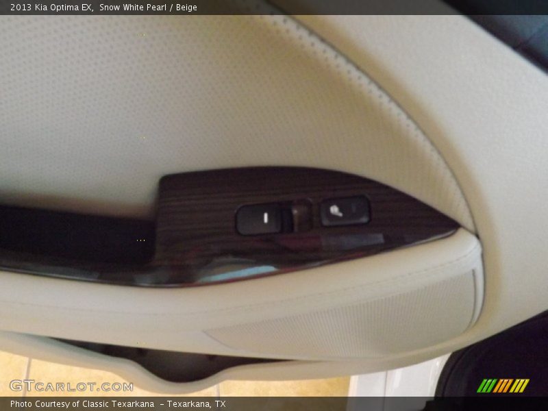 Snow White Pearl / Beige 2013 Kia Optima EX