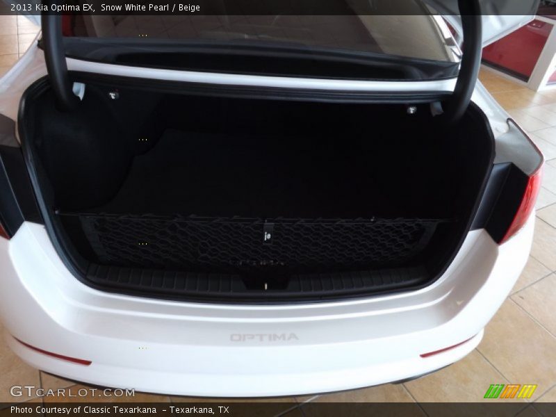 Snow White Pearl / Beige 2013 Kia Optima EX