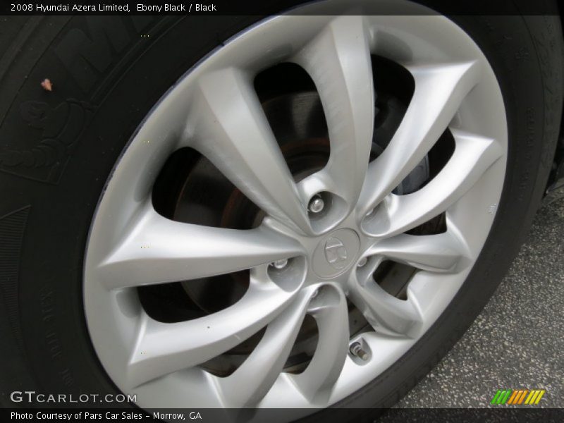 Ebony Black / Black 2008 Hyundai Azera Limited