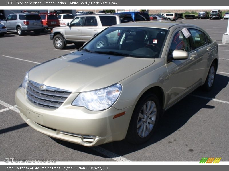 White Gold / Dark Slate Gray 2010 Chrysler Sebring Limited Sedan