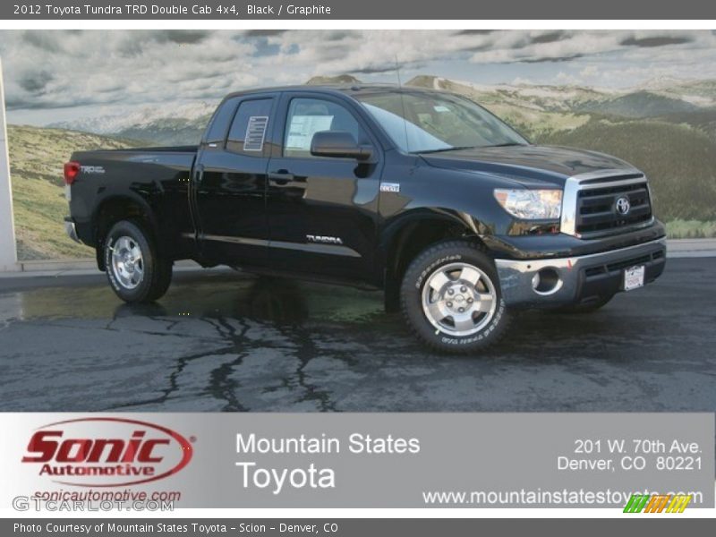 Black / Graphite 2012 Toyota Tundra TRD Double Cab 4x4