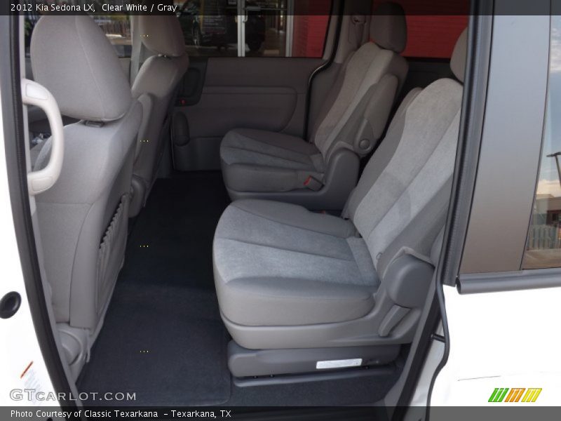 Clear White / Gray 2012 Kia Sedona LX