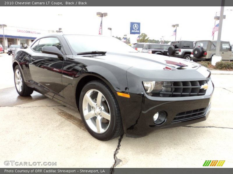 Black / Black 2010 Chevrolet Camaro LT Coupe