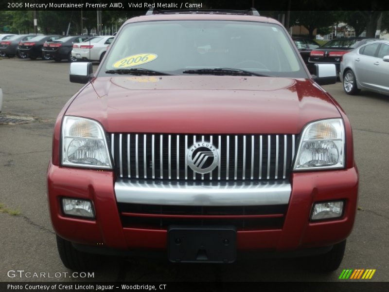 Vivid Red Metallic / Camel 2006 Mercury Mountaineer Premier AWD