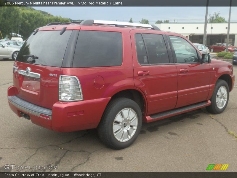 Vivid Red Metallic / Camel 2006 Mercury Mountaineer Premier AWD