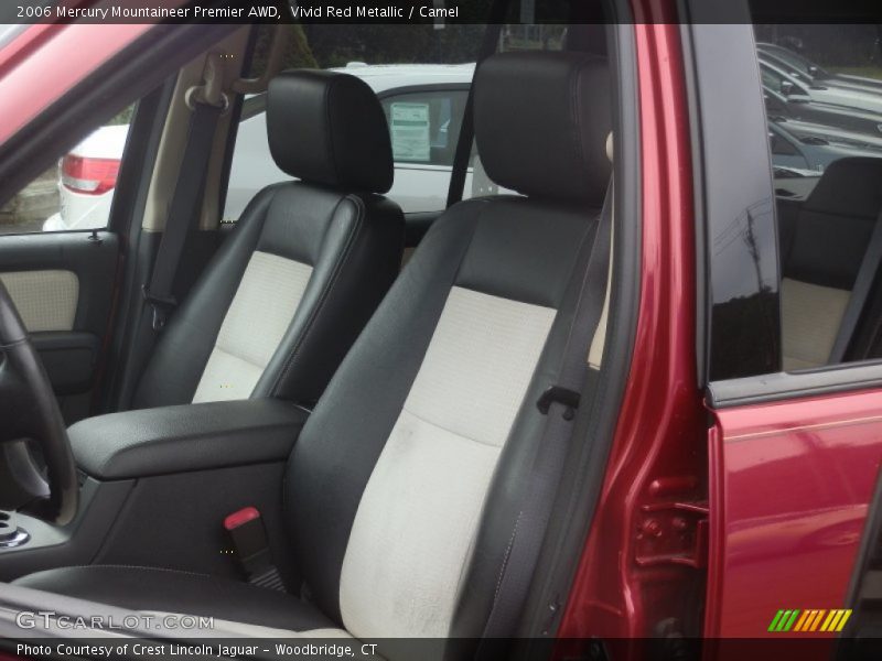 Vivid Red Metallic / Camel 2006 Mercury Mountaineer Premier AWD
