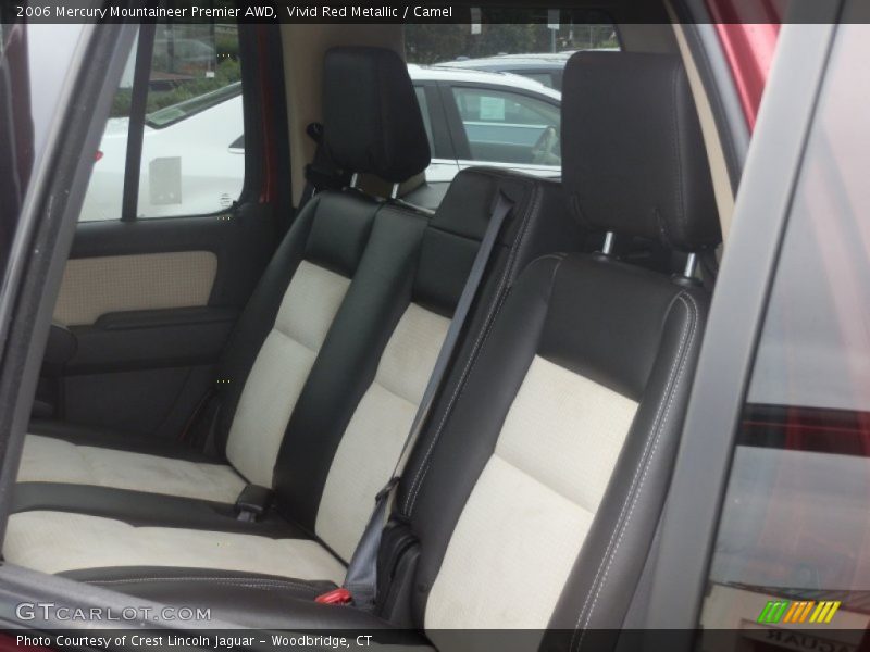 Vivid Red Metallic / Camel 2006 Mercury Mountaineer Premier AWD