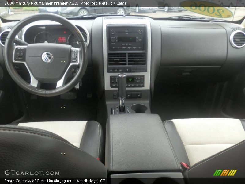 Vivid Red Metallic / Camel 2006 Mercury Mountaineer Premier AWD