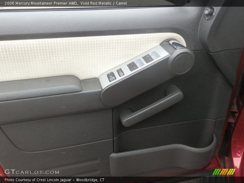 Vivid Red Metallic / Camel 2006 Mercury Mountaineer Premier AWD
