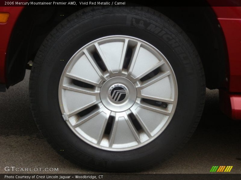 Vivid Red Metallic / Camel 2006 Mercury Mountaineer Premier AWD