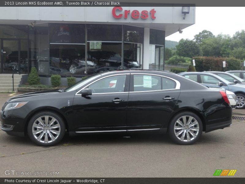Tuxedo Black / Charcoal Black 2013 Lincoln MKS EcoBoost AWD