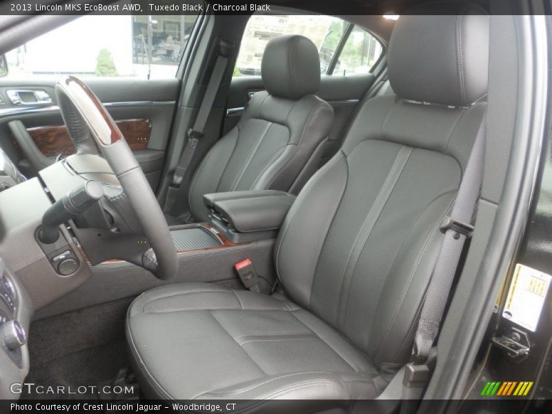  2013 MKS EcoBoost AWD Charcoal Black Interior